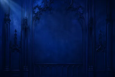 Deep Royal Blue Chapel Texture Background
