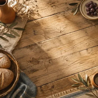 Warm Rustic Wood Grain Text Background