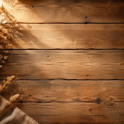 Rustic Warm Brown Wooden Plank Background