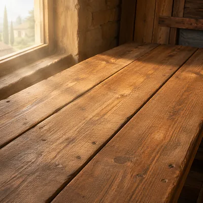Rustic Warm Brown Wood Plank Background