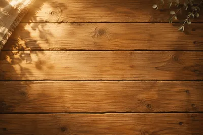 Rustic Wooden Planks in Warm Brown