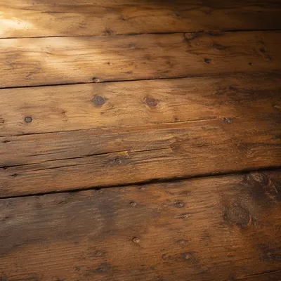Warm Rustic Wooden Plank Background