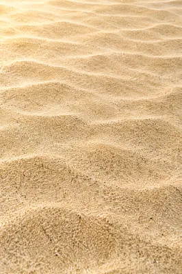 Close Up Ripples in Warm Beach Sand