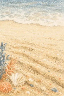 Close Up Beach Sand Texture