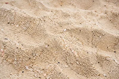 Natural Beach Sand Texture Background Close Up