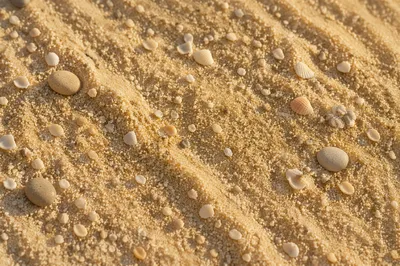 Peaceful Macro Beach Sand Texture