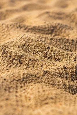 Golden Beach Sand Macro Texture Background