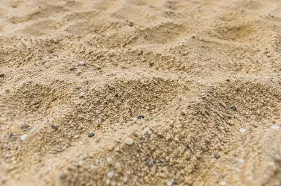 Natural Beach Sand Macro Texture Background