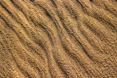 Golden Beach Sand Ripple Texture Background