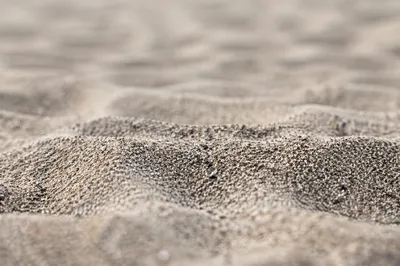 Close-Up Beach Sand Ripple Texture Background