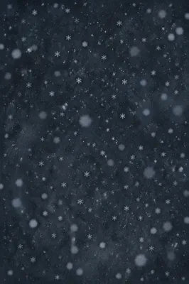 Soft Snowfall on Dark Christmas Background