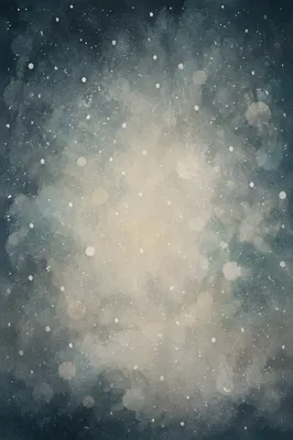 Soft Snowfall on Dark Christmas Background