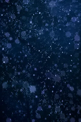Soft Falling Snow on Midnight Christmas Background