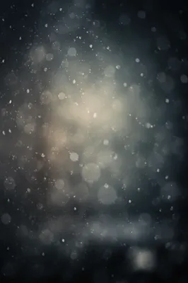 Soft Snowfall on Dark Christmas Background