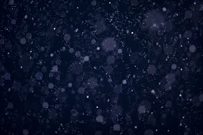 Soft Snowfall on Midnight Christmas Background