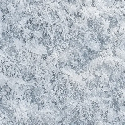 White Snow and Ice Crystal Background
