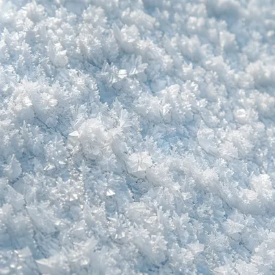 Pristine Snow Crystal Texture Background