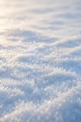 Sparkling Frozen Snow Crystal Background