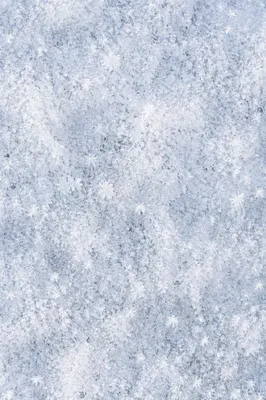 White Snow and Frozen Crystal Texture