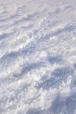 Untouched Snow Crystal Texture Background