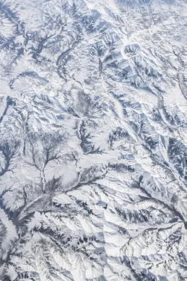 Frozen Mountain Snow Crystal Texture