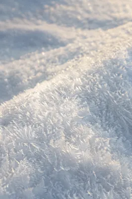 Sparkling White Snow Crystal Background