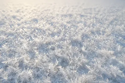 White Snow Crystal Texture Background