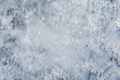 White Frost Crystal Snow Texture Background