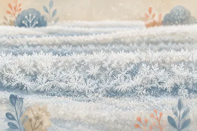 Soft Snow Crystal Winter Texture Background