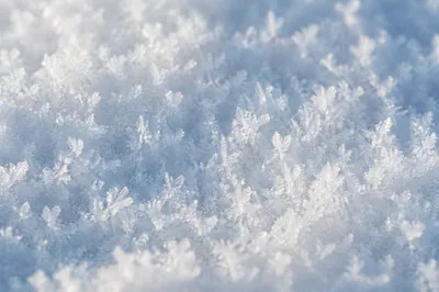 Pristine Snow Crystal Texture Background