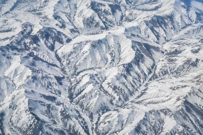 Snow Crystal Mountain Texture Background