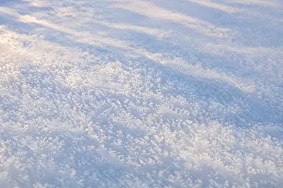 Sparkling Snow Crystal Winter Background