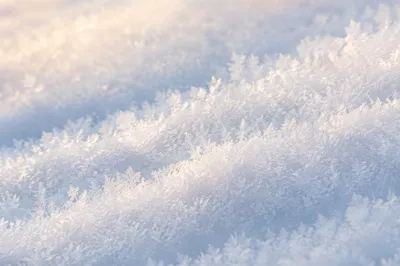 Sparkling Snow Crystal Winter Background
