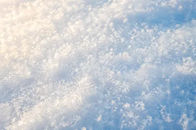 Pristine Snow Crystal Winter Background