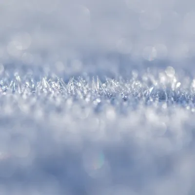 Photorealistic Frozen Snow Crystal Background