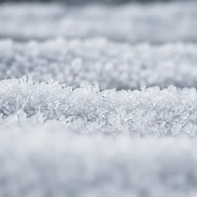 Photorealistic Snow Crystal Winter Texture
