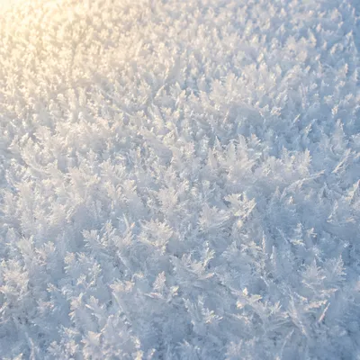 Sparkling Untouched Snow Crystal Background
