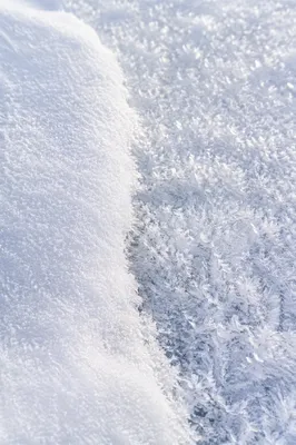White Snow Crystal Texture Background