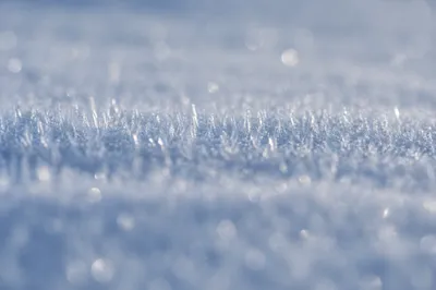 Macro Fresh Snow Crystals Background