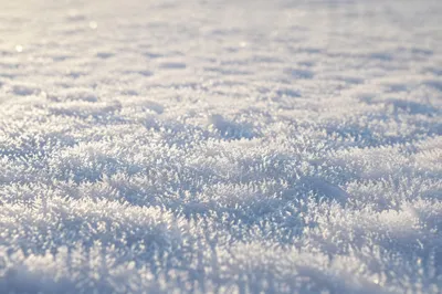 Sparkling Snow Crystal Winter Background