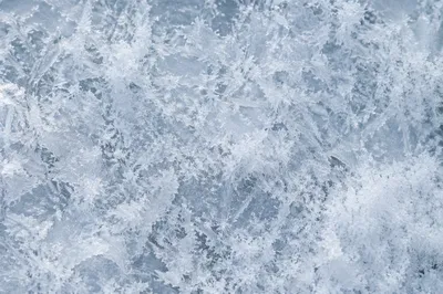 White Snow and Frozen Crystal Texture