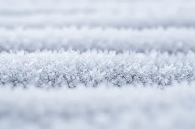 Macro Snow Crystal Winter Background