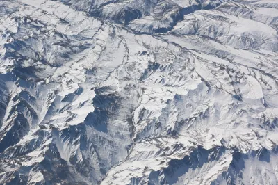 Snow Crystal Mountain Texture Background