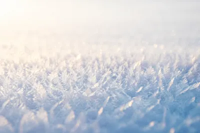 Untouched Snow Crystal Winter Background