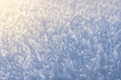 Sparkling Untouched Snow Crystal Background