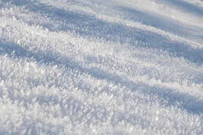 Sparkling Untouched Snow Crystal Background