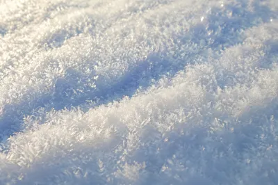 Pristine White Snow Crystal Texture