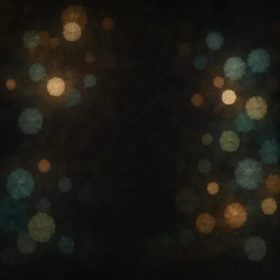 Soft Bokeh Lights on Dark Background