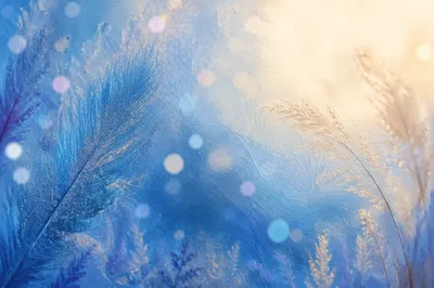 Blue Purple Bokeh Fiber Background