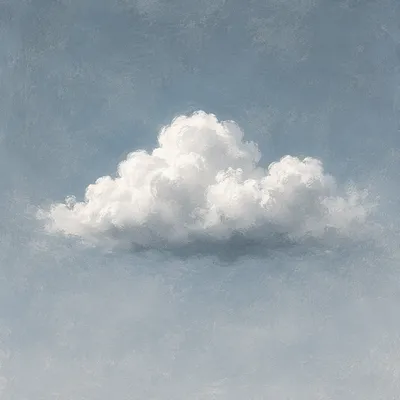Peaceful Soft Cloud in Heaven Sky